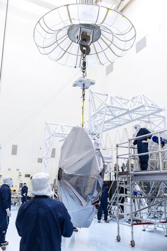 Europa Clipper High Gain Antenna Install