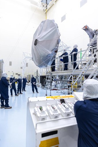 Europa Clipper High Gain Antenna Install