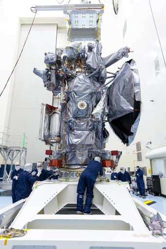 Europa Clipper High Gain Antenna Install