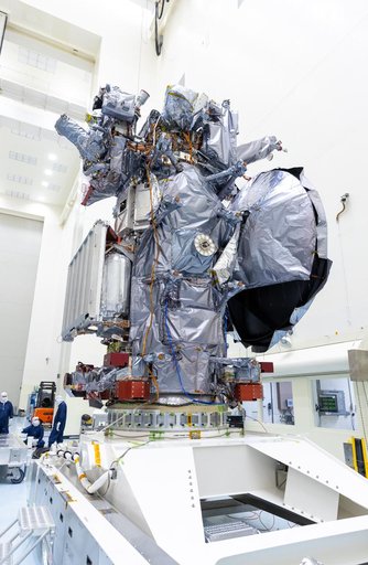 Europa Clipper High Gain Antenna Install