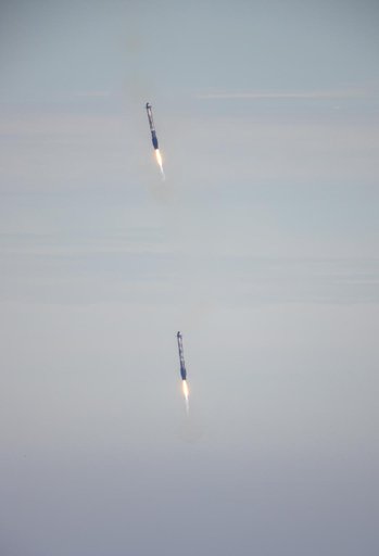 NASA's SpaceX GOES-U Booster Landing