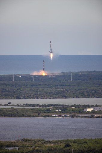 NASA's SpaceX GOES-U Booster Landing