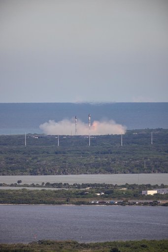 NASA's SpaceX GOES-U Booster Landing