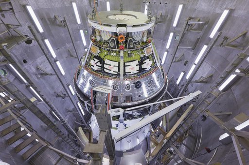 Orion Move to Vac Chamber