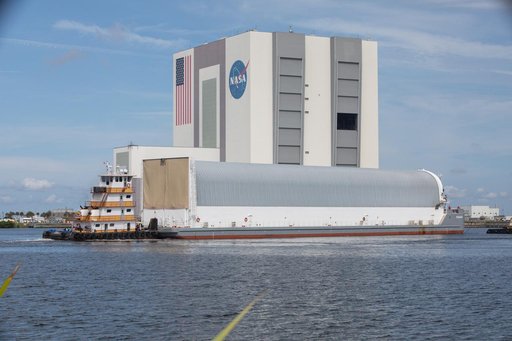 Artemis II Core Stage Arrival