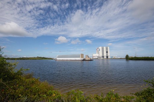 Artemis II Core Stage Arrival