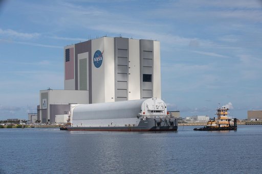 Artemis II Core Stage Arrival