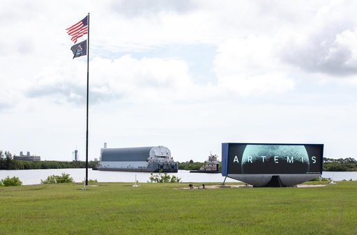 Artemis II Core Stage Arrival at KSC