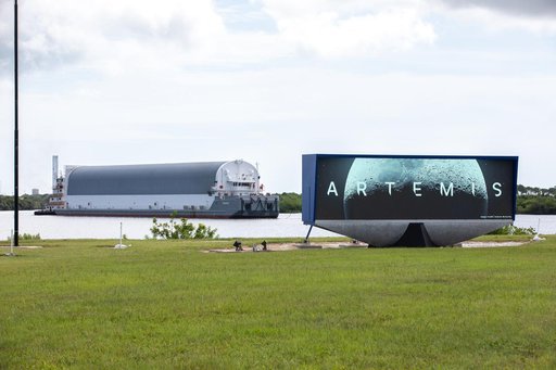 Artemis II Core Stage Arrival at KSC