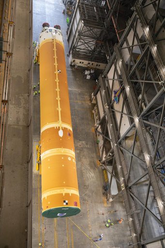 Artemis II Core Stage Transport to VAB