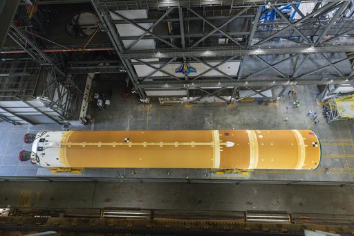 Artemis II Core Stage Transport to VAB