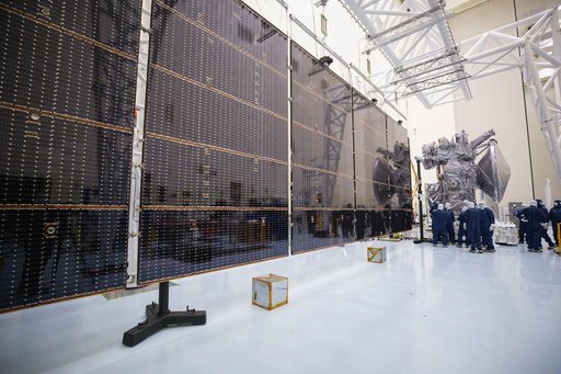 Europa Clipper Solar Array Install