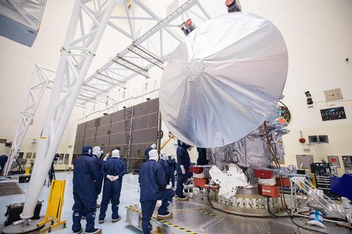 Europa Clipper Solar Array Install