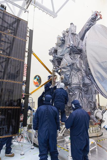 Europa Clipper Solar Array Install