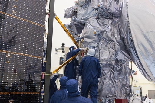 Europa Clipper Solar Array Install