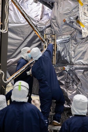 Europa Clipper Solar Array Alignment and Install, Wing Deploymen
