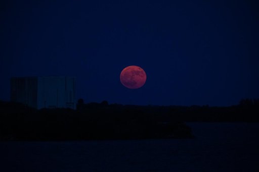 Creative Photography - Full Blue Moon