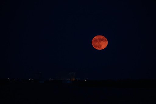 Creative Photography - Full Blue Moon