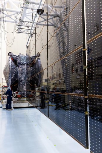 Europa Clipper Solar Array Wing Deployment (Second Wing)