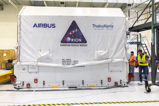 ESM-3 Arrival and Uncrating at O&C