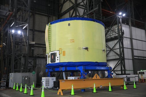 Artemis II LVSA Arrival and Artemis IV Core Stage Engine Section