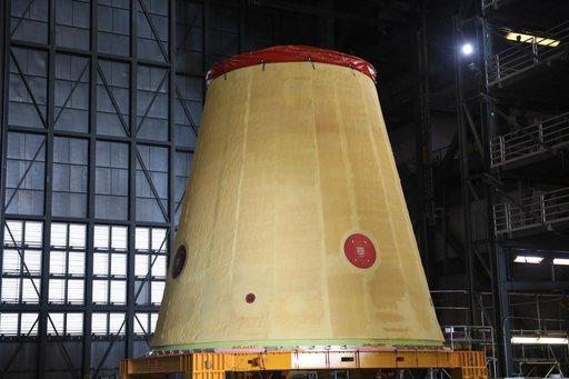 Artemis II LVSA Arrival and Artemis IV Core Stage Engine Section