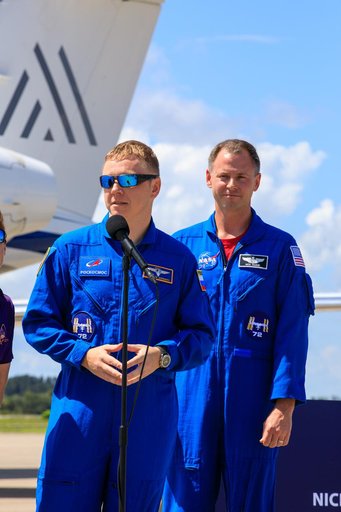 NASA’s SpaceX Crew-9 Crew Arrival at Kennedy Space Center