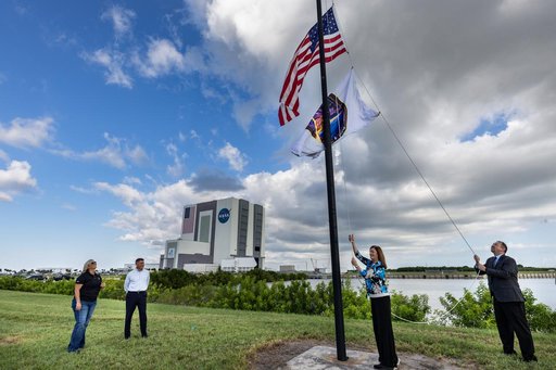 CCP Crew-9 Flag Raising