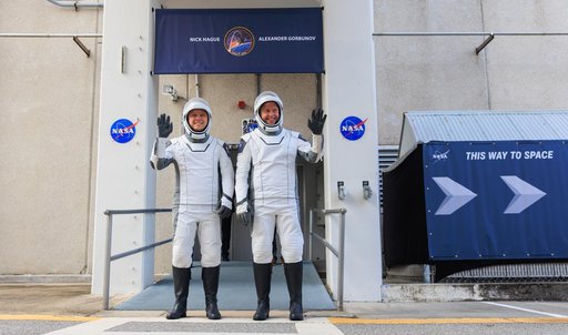 NASA's SpaceX Crew-9 Astronaut Walkout