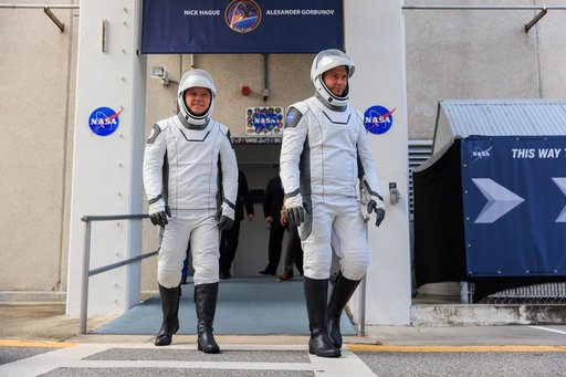 NASA's SpaceX Crew-9 Astronaut Walkout