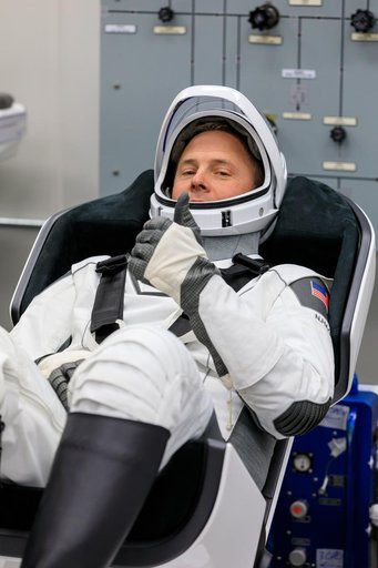 NASA's SpaceX Crew-9 Astronaut Suit-Up