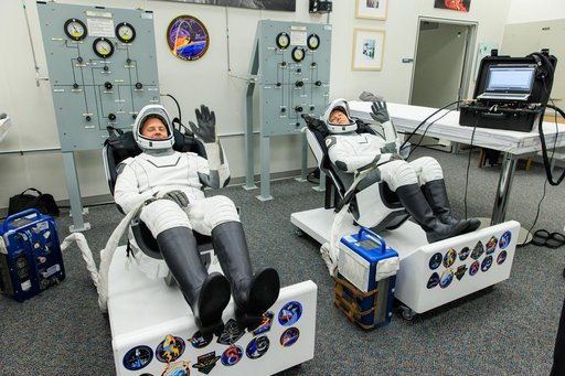 NASA's SpaceX Crew-9 Astronaut Suit-Up