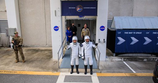 NASA's SpaceX Crew-9 Astronaut Walkout