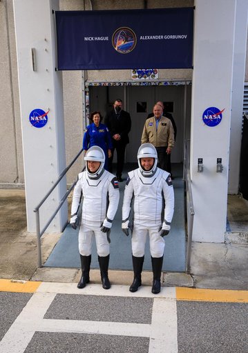 NASA's SpaceX Crew-9 Astronaut Walkout
