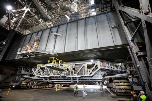 Artemis II Mobile Launcher Rollback to VAB