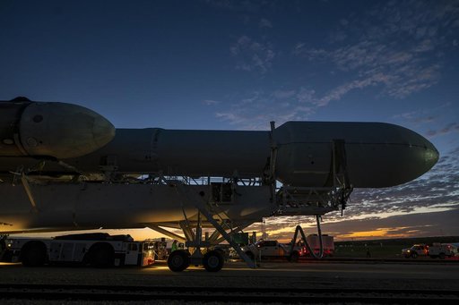 SpaceX Europa Clipper Rollout & Vertical