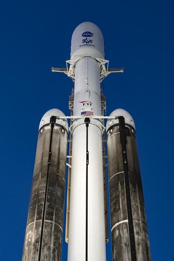 SpaceX Europa Clipper Vertical