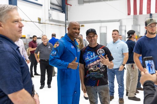 Artemis II Crew Imagery - Victor Glover at JP Donovan