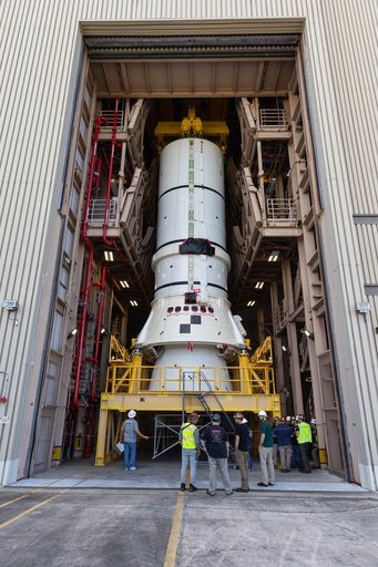 Artemis II Stacking, RPSF High Bay