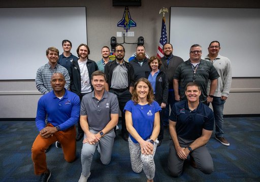 Artemis II Crew Visits KSC