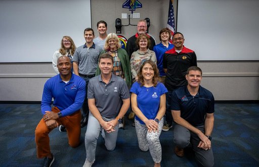 Artemis II Crew Visits KSC