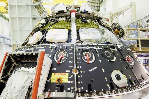 Artemis II Orion Spacecraft in FAST Cell for Final Checkouts