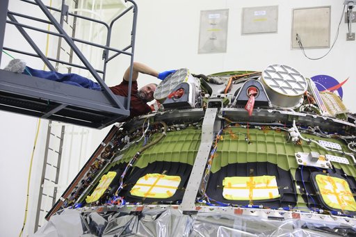 Artemis I Environment Test Article (ETA) at the MPPF
