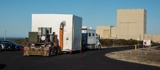 SPHEREx Spacecraft Arrival at Astrotech VSFB