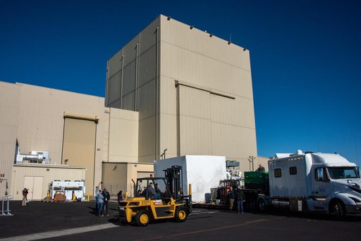 SPHEREx Spacecraft Arrival at Astrotech VSFB