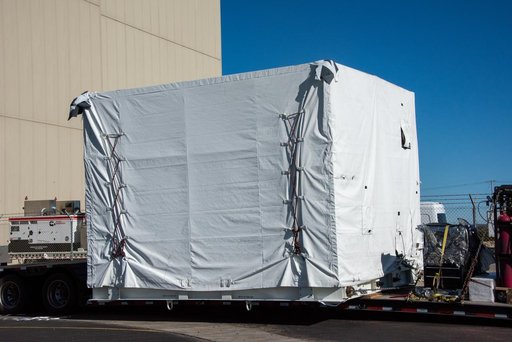 SPHEREx Spacecraft Arrival at Astrotech VSFB