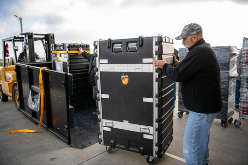 PUNCH Satellites Arrival at Astrotech, VSFB