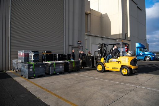 PUNCH Satellites Arrival at Astrotech, VSFB