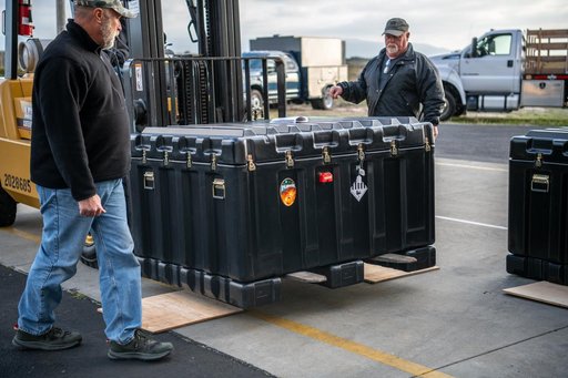 PUNCH Satellites Arrival at Astrotech, VSFB