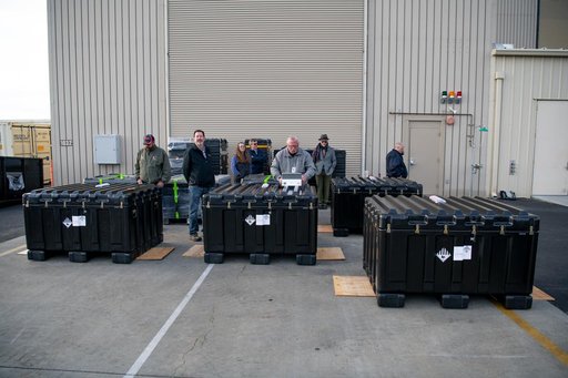 PUNCH Satellites Arrival at Astrotech, VSFB